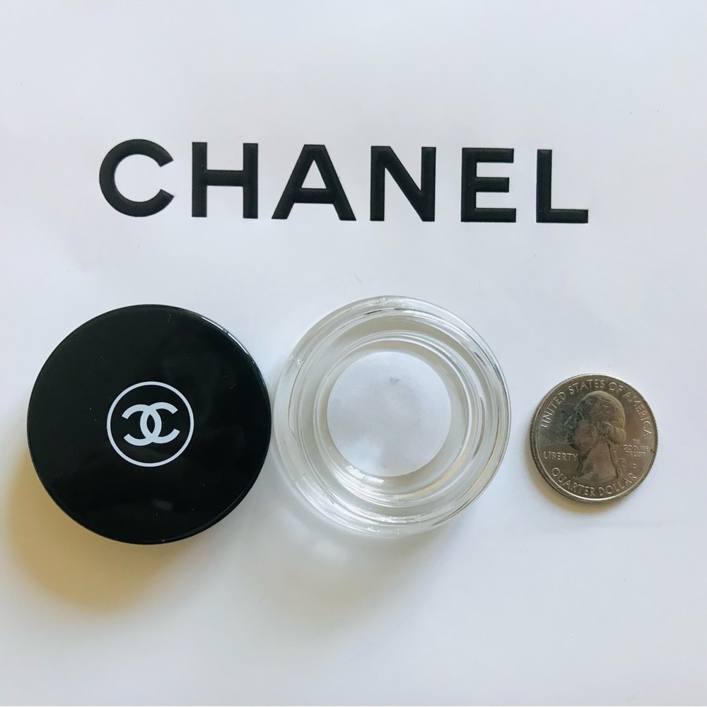 New CHANEL (3) Glass Mini Containers Travel -Serum, Makeup, , Cream, Jewelry…